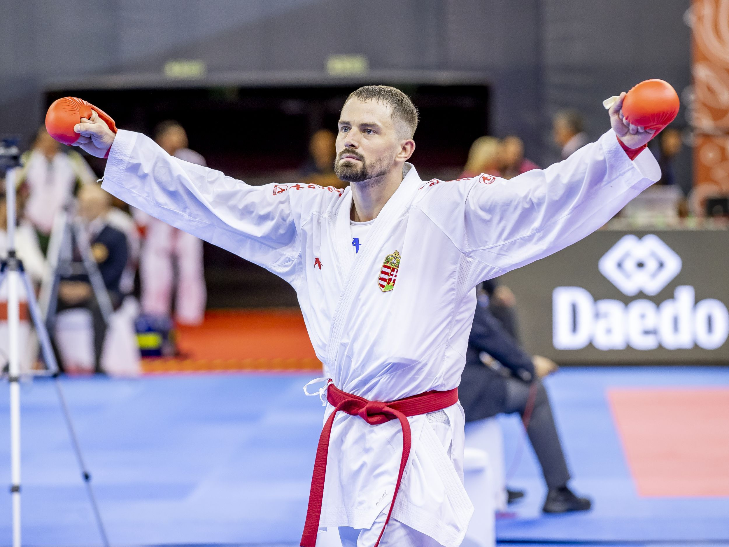 Az aranyéremért küzdhet Hárspataki Gábor a budapesti karate vb-n