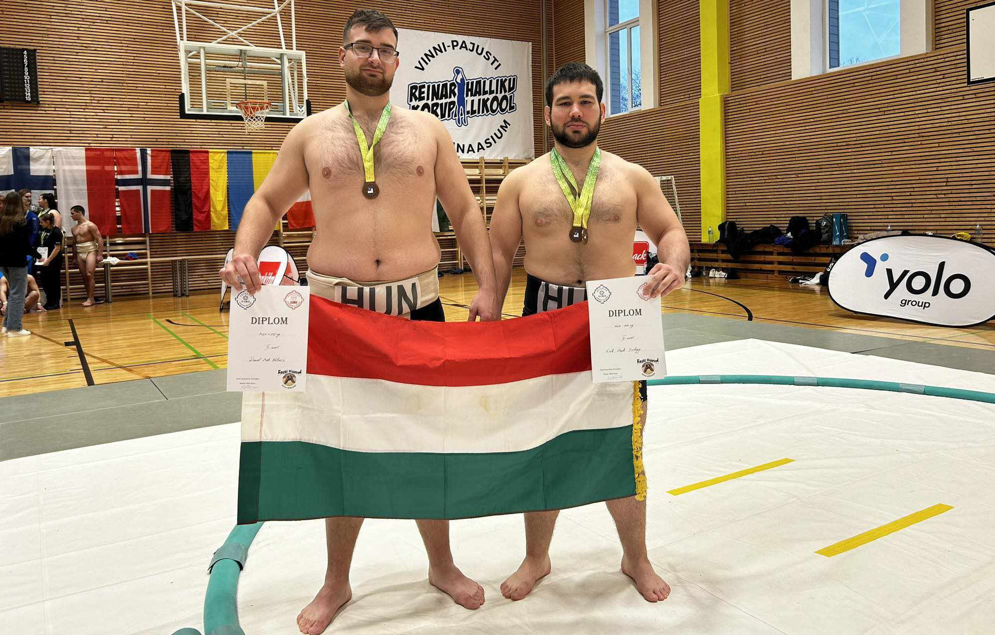 Szumó - Három magyar bronz az észtországi Európa-kupán