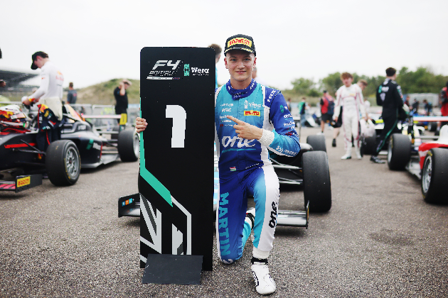 Egy győzelemmel és rengeteg tanulsággal zárta Molnár Martin a brit F4 hollandiai fordulóját