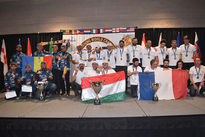 Magyar csapat arany, páros arany és bronz a street fishing világbajnokságon!