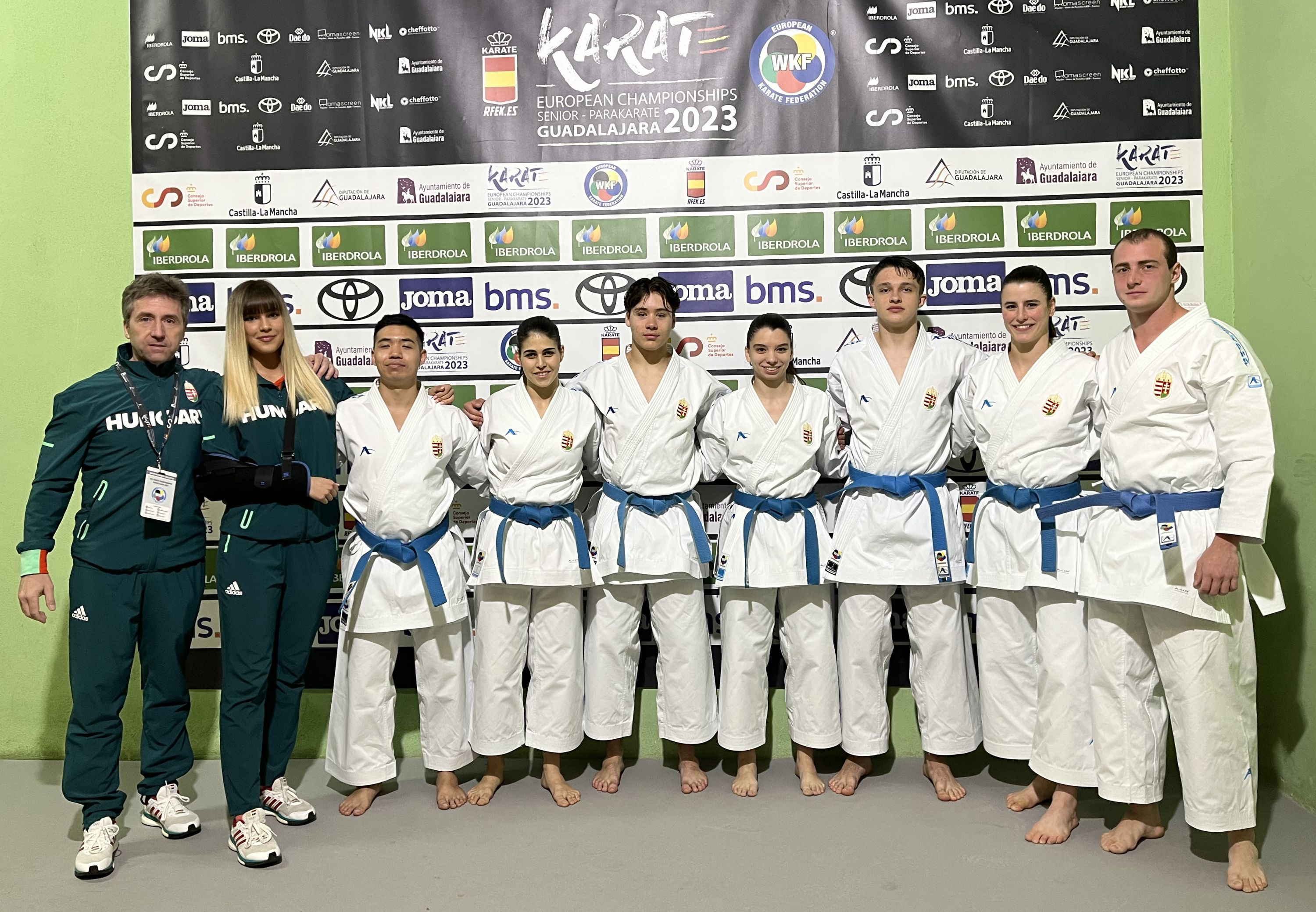 Folyamatosan készülnek formagyakorlatosaink a budapesti karate vb-re