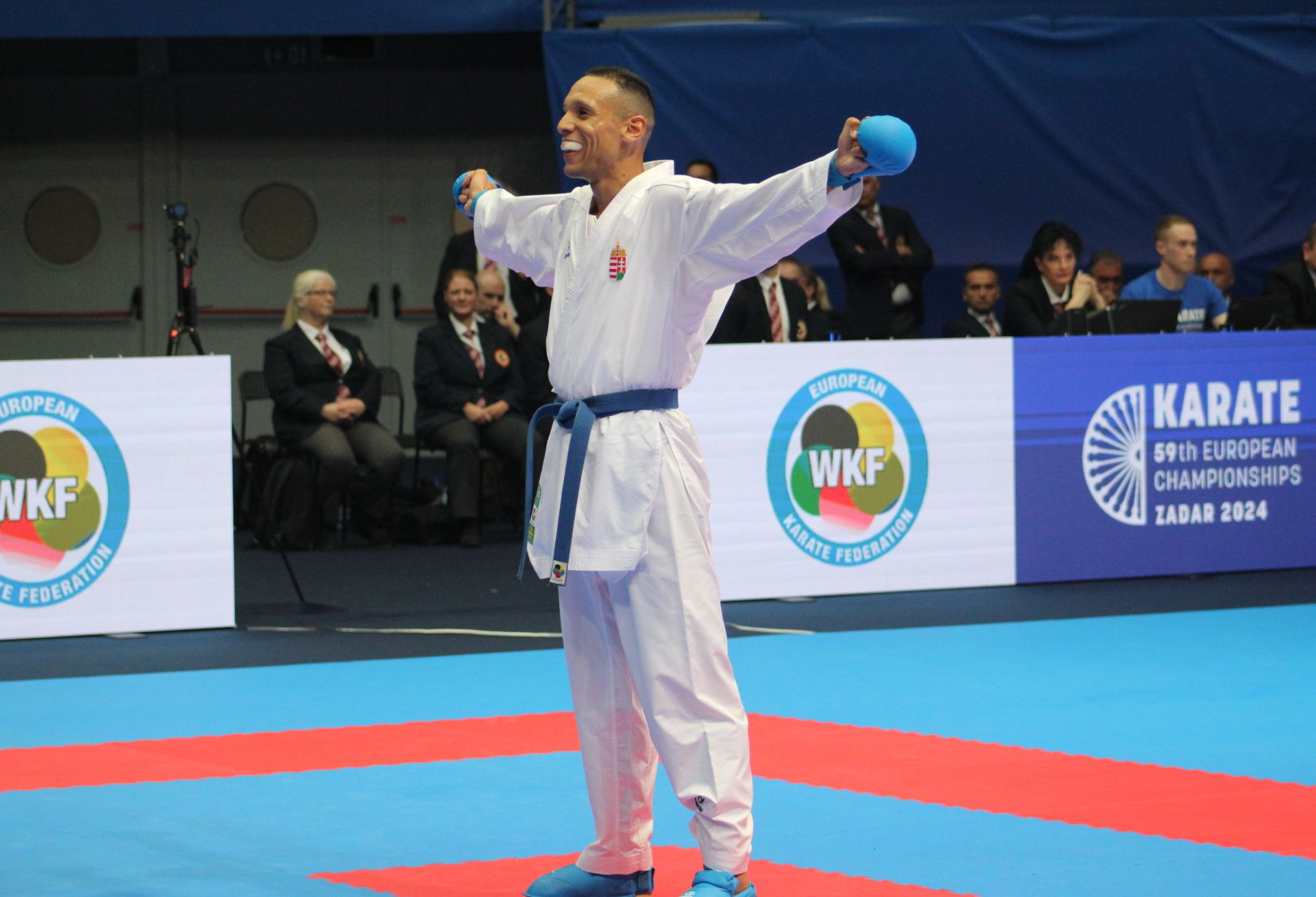 Tadissi Martial döntős a zadari karate Eb-n