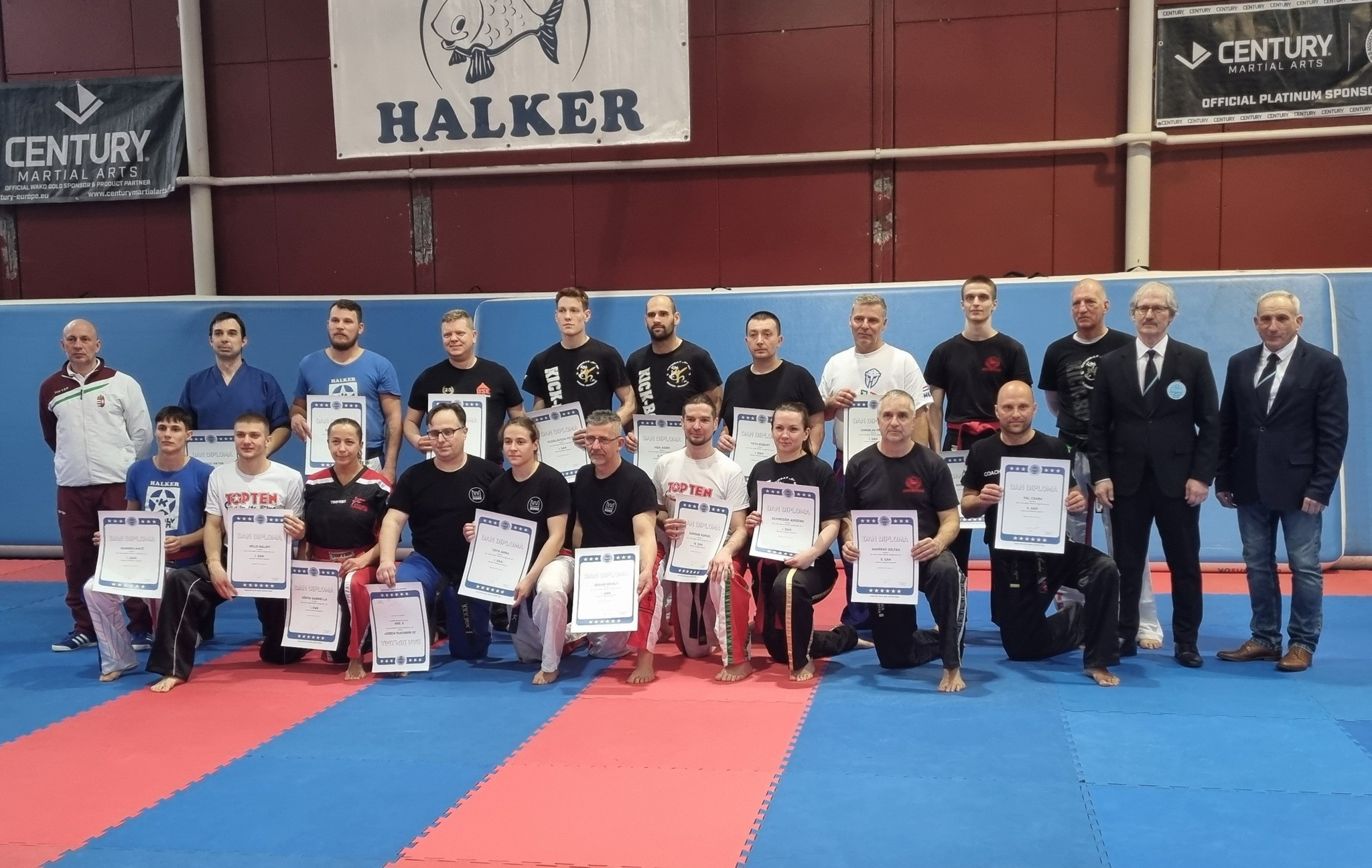 Megtartotta idei danvizsgáját a kick-box szövetség