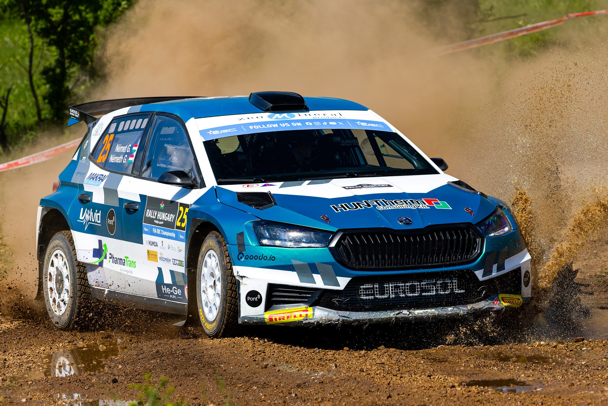 Rali Eb - Korhonen nyerte a Rally Hungaryt, Német Gábor az ob-futamot