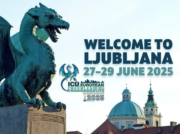 Rekordlétszámú magyar csapat részvételével jön az ICU Európa-bajnokság – Ljubljana a kontinens cheerleading-fővárosa lesz!