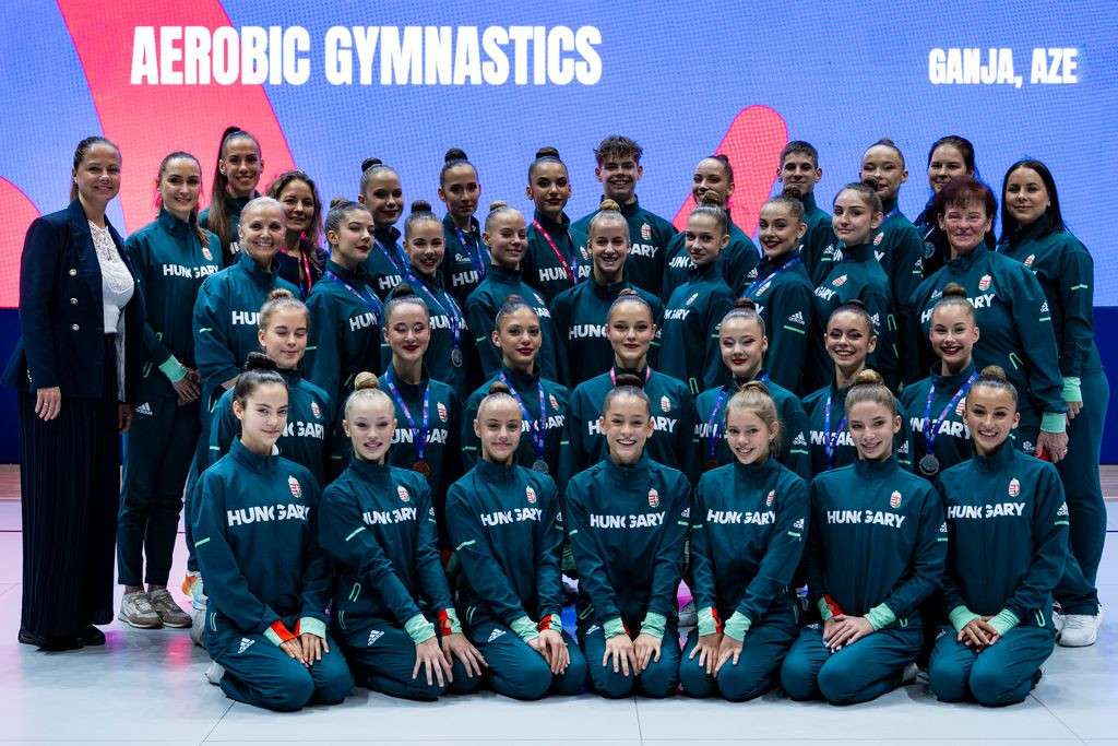 Aerobik - Három arany, hat dobogós hely Gandzsából!