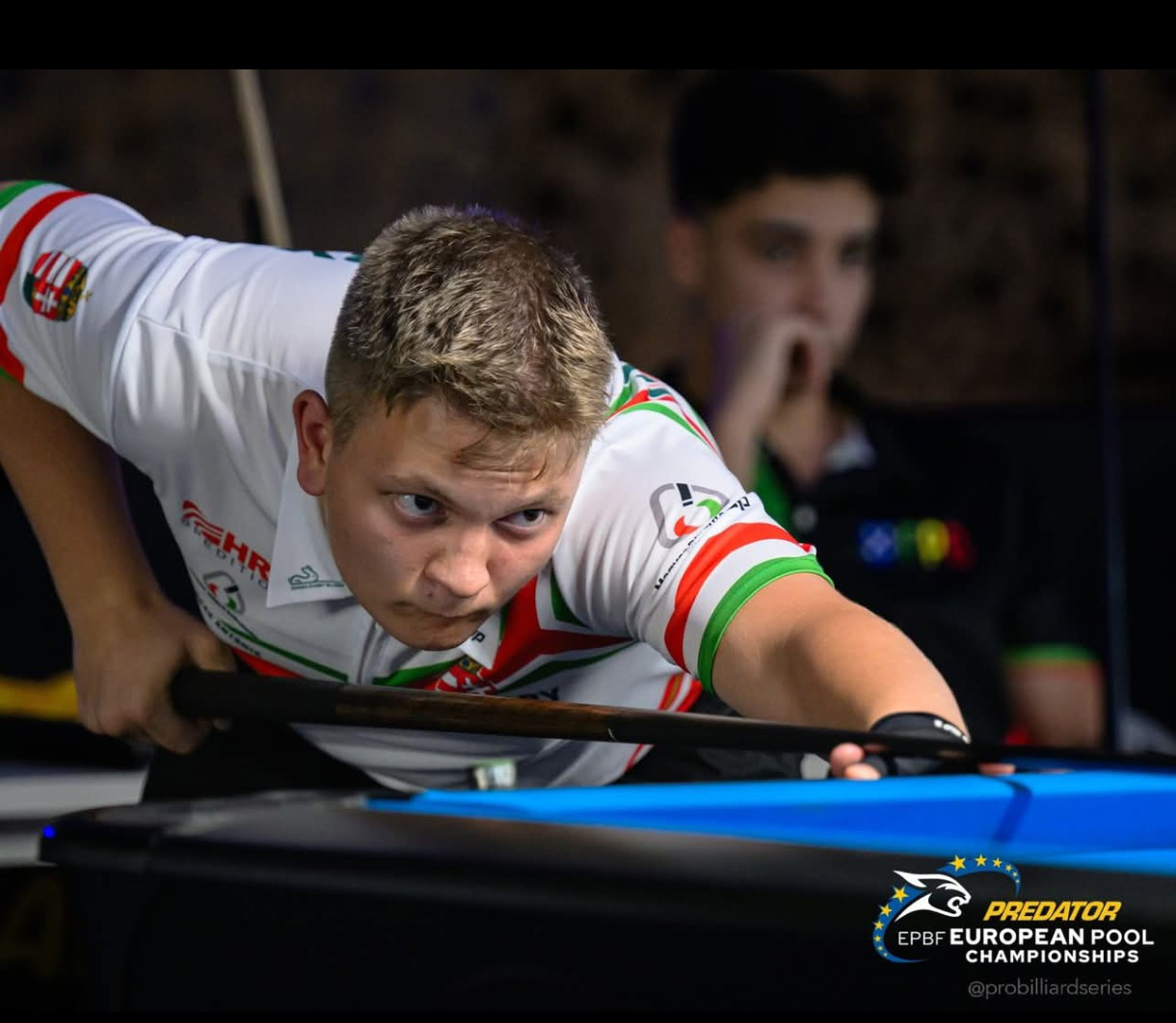 „Elfogtunk egy levelet” – avagy magyar bronzérem a junior pool biliárd Európa-bajnokságon